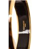 Image 6 : Hermes Black Gold Enamel Bangle