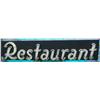 Image 2 : Large Outdoor  Neon Sign "Restaurant" White
