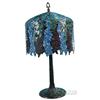 Image 1 : Contemporary Tiffany Style Table Model Lamp w/ Stained