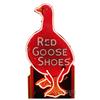 Image 1 : Red Goose Shoes Advertising Neon Sign - 24" x 12" x 5"