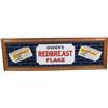 Image 1 : Ogden's Redbreast Flake Porcelain Sign In Wood Frame C.