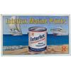 Image 1 : Interlux Marine Paints Self Framed Tin Sign C. 1950's -