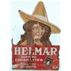 Image 2 : Helmar Cigarettes Double Sided Porcelain Flange Sign -