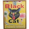 Image 1 : Black Cat Fireworks Sign Framed - 23" x 29"