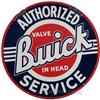 Image 1 : Buick Valve In Head Double Sided Porcelain Sign - 42" D