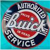 Image 2 : Buick Valve In Head Double Sided Porcelain Sign - 42" D