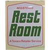 Image 1 : "Registered Rest Room" A Texaco Retailer Service Double
