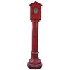 Image 1 : Unrestored Red Fire Box On Pedestal - About 70" Tall