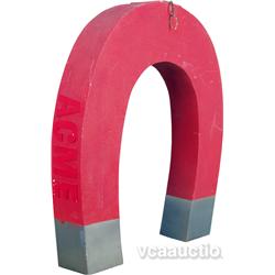 Large ACME Magnet In Shape Of Horseshoe - 34" x 30" x 5