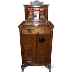 5 Cent Bally's Deluxe Draw Bell Console Slot Machine