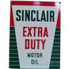 Image 1 : Sinclair Extra Duty Motor Oil Porcelain Sign - 18" x 24