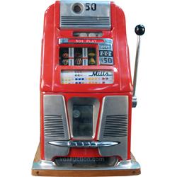 50 Cent Mills Hi-Top Slot Machine