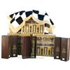 Image 1 : 35 Piece Old Crow Whiskey Decanters Chest Set w/ Rug Ch