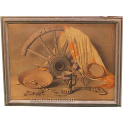 Acme Beer Cardboard Print By Claude Buck 1945, Framed -