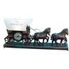 Image 1 : Seagram's Whiskey Chuckwagon Advertising Clock/Lamp