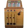 Image 1 : 5/10/25 Cent Bally Triple Bell Console Slot Machine