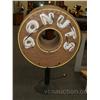 Image 4 : Outdoor Double Sided Neon Sign "Donuts" In Shape Of A D