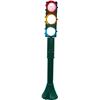 Image 1 : Standing Metal Street Signal 3 Color Stop Light, Works