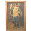 Image 1 : Old Style Lager Canvas Print In Frame - 23" x 34"