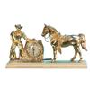 Image 1 : Cowboy & Horse Metal Clock