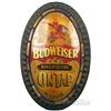 Image 1 : Contemporary Budweiser Beer Oval Display Sign