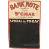 Image 3 : Lot Of 4 Cardboard Signs:  Bank Note Smooth As Velvet 5