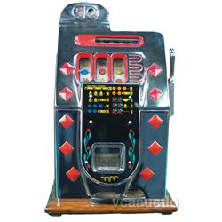 5 Cent Mills Half-Top Diamond Front Slot Machine