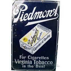 Piedmont Cigarettes Porcelain Sign - 30" x 46"