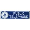 Image 1 : Southern California Public Telephone Porcelain Sign - 1