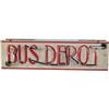 Image 1 : Outdoor Neon Sign "Bus Depot" (Red Neon) Working - 35"