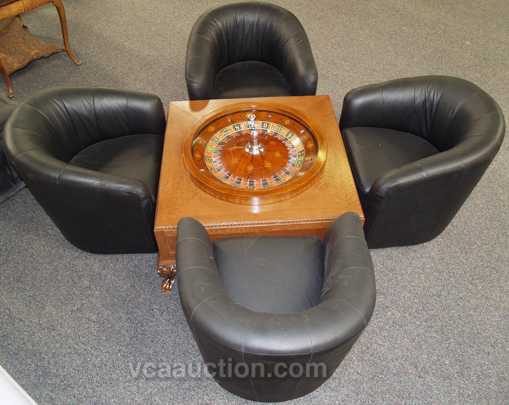 Custom Made Roulette Coffee Table w/ Early