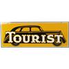 Image 1 : "Tourist" Porcelain Sign, Contemporary Beautiful Automo