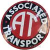 Image 1 : Associated Transport Porcelain Sign - 48" Diam.