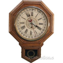 Wrigley's Gum Premium Oak Wall Clock w/ Original Wrigle