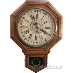 Wrigley's Gum Premium Oak Wall Clock w/ Original Wrigle