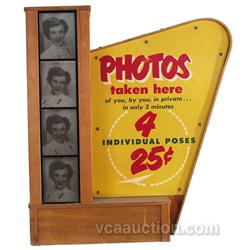 Lighted Photo Booth Countertop Display, Lights Work In