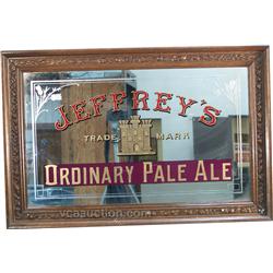 Jeffrey's Ordinary Pale Ale Pub Mirror, Reverse Glass I