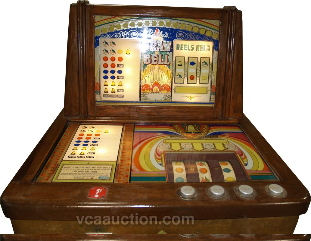 5 Cent Bally's Draw Bell Console Slot Machine