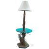 Image 1 : Quail Floor Lamp w/ Glass Table Top