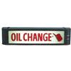 Image 1 : Service Station Light Up Flourescent Sign "Oil Change"