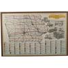 Image 1 : Iowa Map Of Registered Highway Routes 1914-1925 Framed