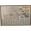 Image 1 : Iowa Map Of Registered Highway Routes 1914-1925 Framed