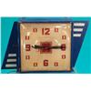 Image 2 : Double Sided Deco-Style Metal Hanging Electric Clock w/