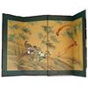 Image 1 : Japanese 4 Panel Screen w/ Birds - 59" x 35"