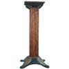 Image 1 : Oak Slot Machine Stand w/ Cast-Iron Base - 38" Tall