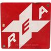 Image 3 : Lot Of 4 Railway Express Agency Signs:  2 REA Porcelain