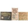 Image 1 : Lot Of 3 Wooden Handpainted Signs:  Lilly's Home Plate