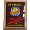 Image 1 : Schlitz Beer Reverse Glass Sign "The Beer That Made Mil