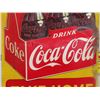 Image 3 : Coca-Cola Metal 6 Pack Sign 35"x 51" - small cut right across bottom