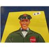 Image 2 : Modern Metal Embossed Coca-Cola Sign 20" x 12.5"